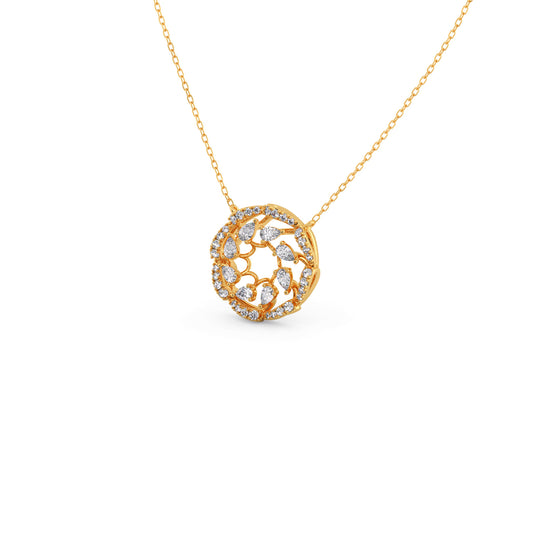Grace Diamond Pendant Necklace Grace Diamond Pendant Necklace - Yellow