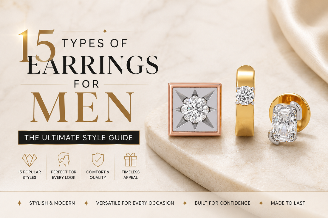 15 Types of Earrings for Men: The Ultimate Style Guide