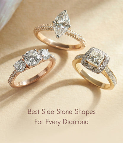 The Most Flattering Side Stone Shapes for Every Center Diamond