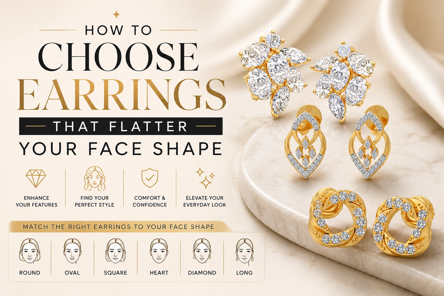 How to Choose Earrings That Flatter Your Face Shape