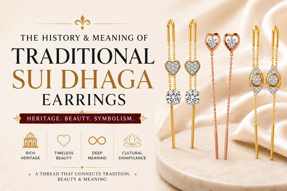 The History and Meaning of Traditional Sui Dhaga Earrings