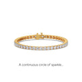 9.13 ct Luxe Round Diamond Tennis Bracelet