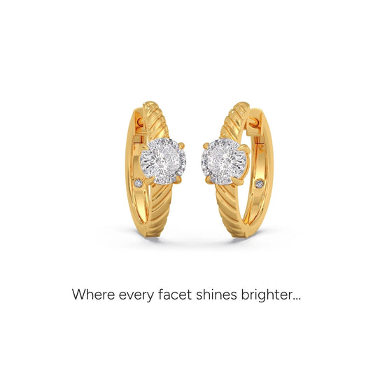 Portuguese Grooves Bali Earrings - Yellow