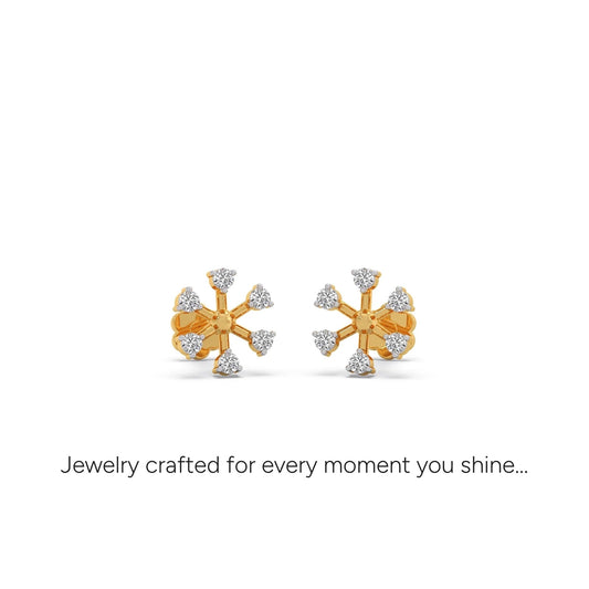 Petal Earrings - Yellow
