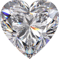 Heart cut diamond