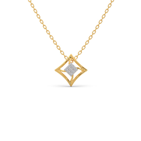 Eternal Harmony Convertible Diamond Rakhi Pendant - Yellow