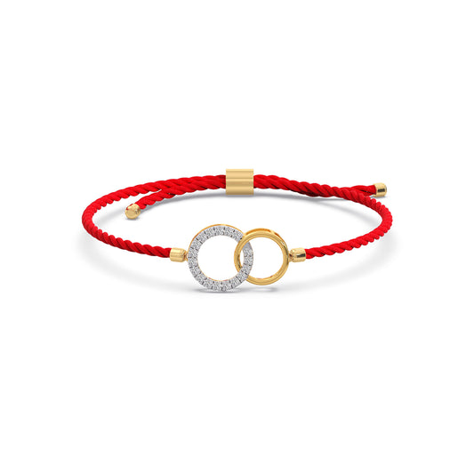 Endless Together Convertible Diamond Rakhi Pendant - Yellow