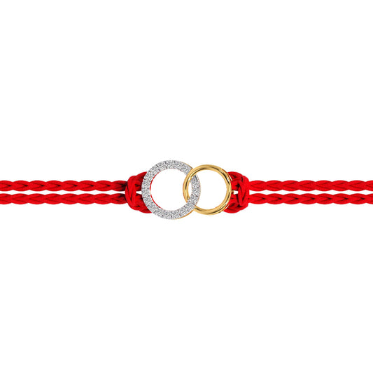 Endless Together Convertible Diamond Rakhi Pendant - Yellow