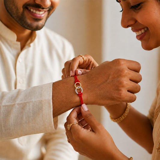 Endless Together Convertible Diamond Rakhi Pendant - MH_AI