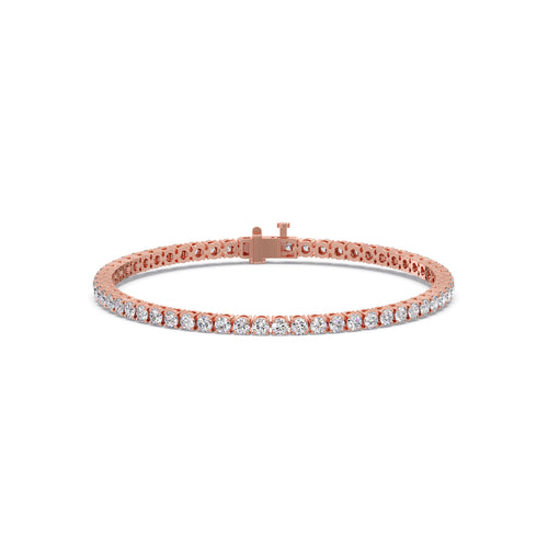 5.26 ct Scintillating Round Diamond Tennis Bracelet