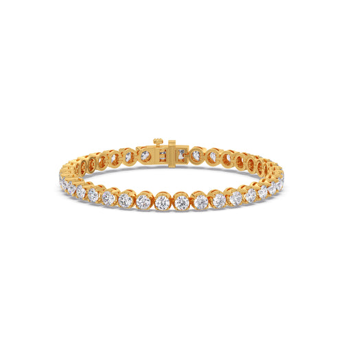 7.92 ct Timeless Round Diamond Tennis Bracelet