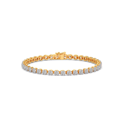 6 ct Glamour Round Diamond Tennis Bracelet