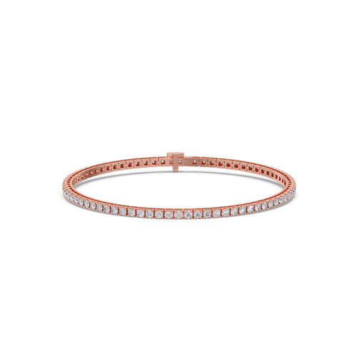 3.08 ct Brilliance Round Diamond Tennis Bracelet
