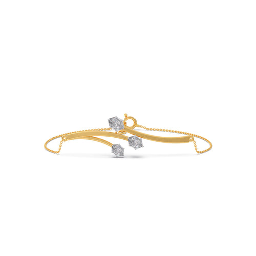 Hexa Twig Chain Bracelet