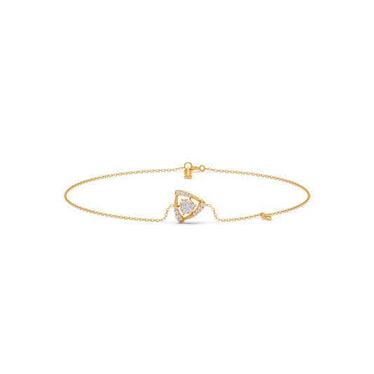 Stellar Links Chain Bracelet - Yellow
