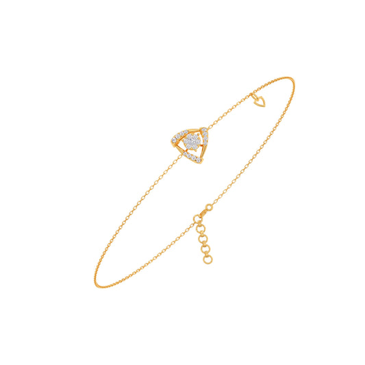 Stellar Links Chain Bracelet - Yellow