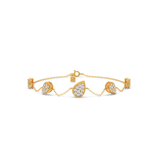 Pearline Chain Bracelet - Yellow