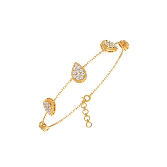 Pearline Chain Bracelet - Yellow