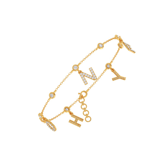 Charmlink Chain Bracelet - Yellow