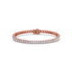 11.76 ct Endless Oval Diamond Tennis Bracelet