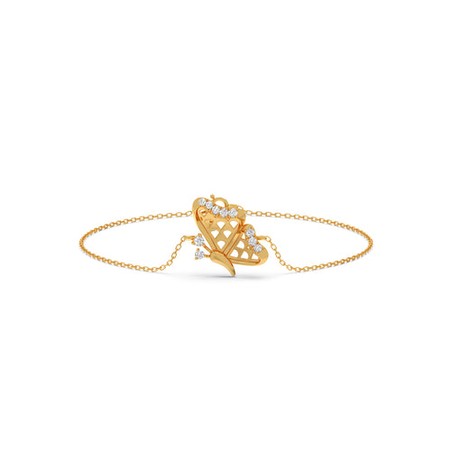 Lumi Butterfly Diamond Chain Bracelet