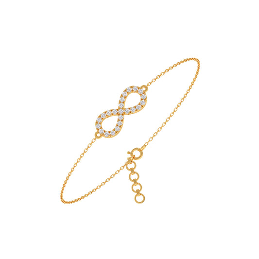 The Infinity Chain Bracelet - Yellow