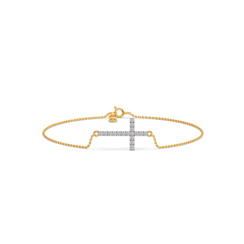 Serenity Cross Chain Bracelet