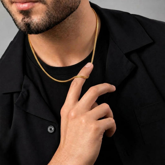 Gold Finger Neck Chain - MQ_AI