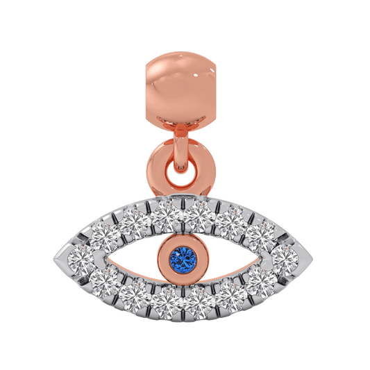 Mystic Eye Diamond Charm - Rose