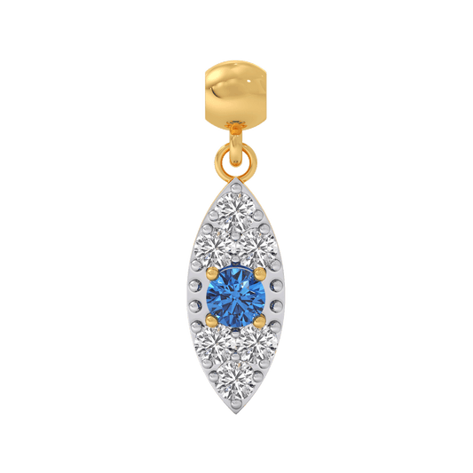 Oracle Eye Diamond Charm - Yellow