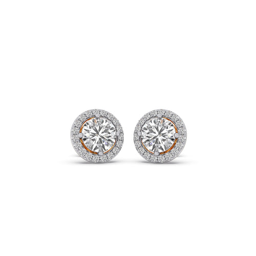 Everlasting Round Diamond Studs Earring