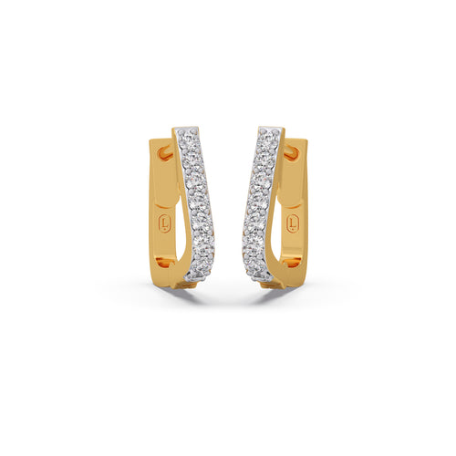 Belleza Diamond Hoop Earrings