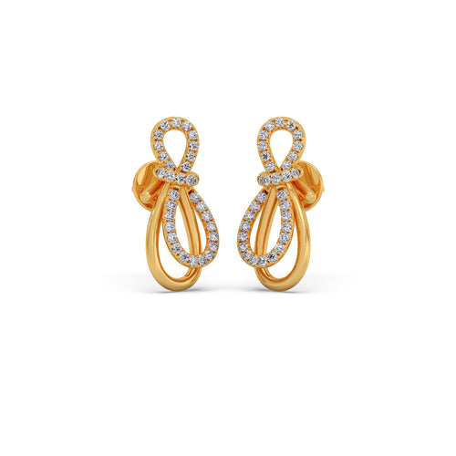 Infinity Loop Stud Earrings