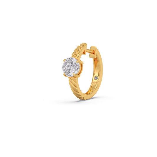 Portuguese Grooves Bali Earrings - Yellow