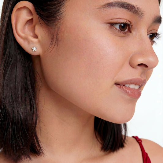 Stellar Petal Stud Earrings - MQ_AI