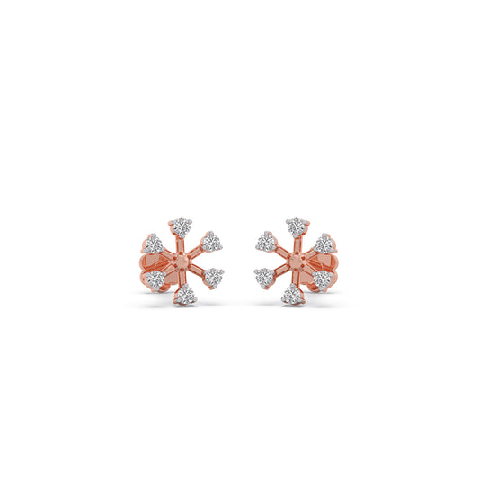 Petal Earrings - Rose
