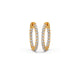 Inner-Outer Diamond Hoops Earrings