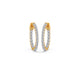 Inner-Outer Diamond Hoops Earrings
