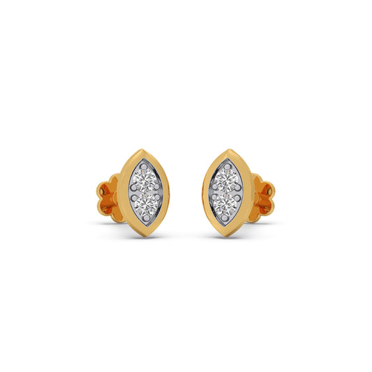 Marq Diamond Earrings - Yellow