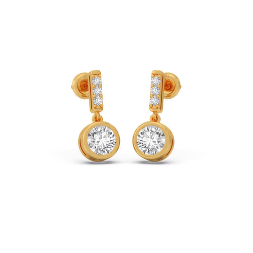 Eminence Solitaire Drop Earrings