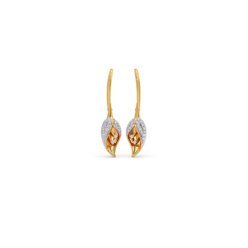 The Calyx Diamond Drop Earrings