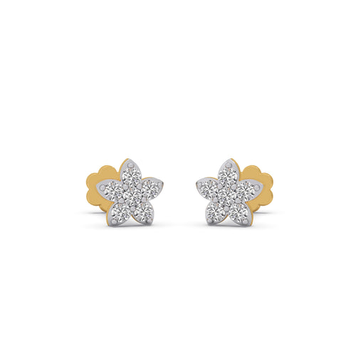 Starlet Cluster Diamond Stud Earrings