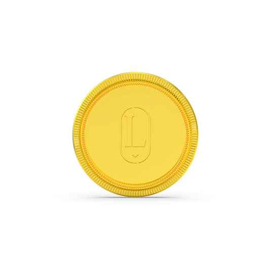 1gm 24kt Pure Gold Coin - Yellow