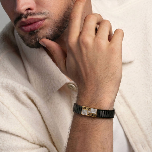 Forge Link Diamond Men's Bracelet - MH_AI
