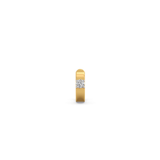 Classic Round Diamond Men's Bali - Yellow