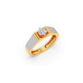 Valor Set Solitaire Mens Ring
