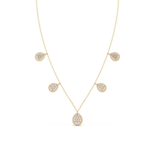 Pear Charm Necklace