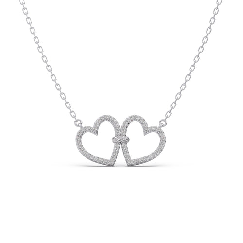 Love Entwined Diamond Necklace