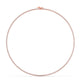5.67 ct Dazzling Round Diamond Tennis Necklace
