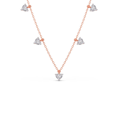 Stardust Heart Diamond Necklace